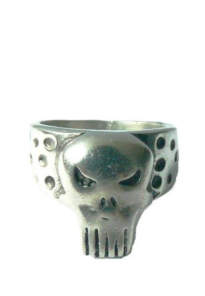Silberner Ring mit Punisher Skull
