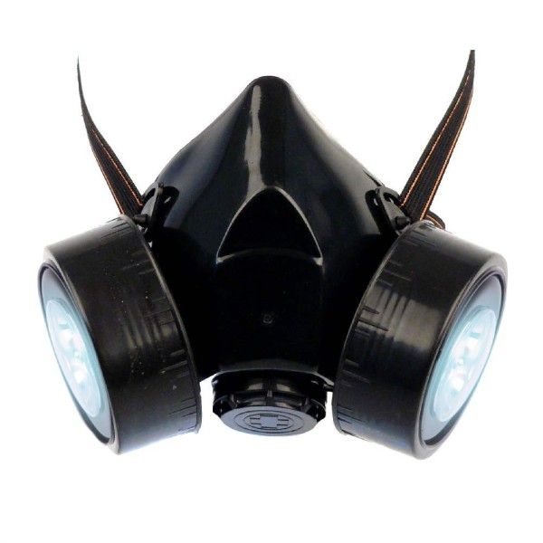Gasmaske mit LED Licht