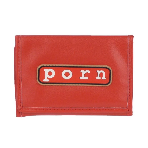 Geldbörse mit 3D Gummi PORN Logo