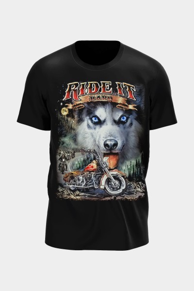 Ride it Hard Biker T-Shirt