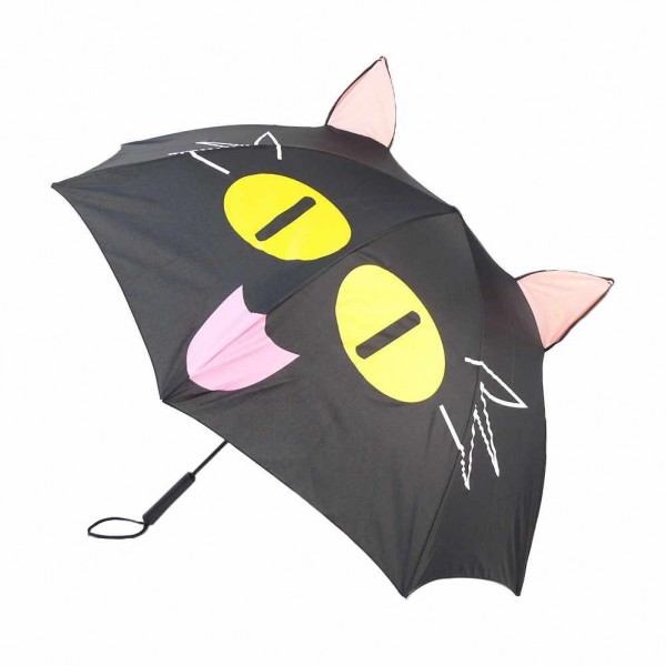 Geekinvader Kawaii Katzen Regenschirm mit Öhrchen