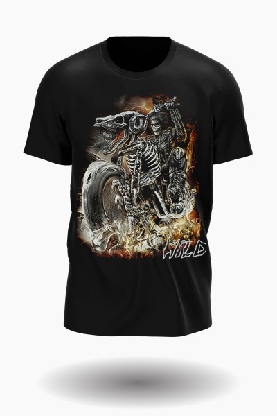 Death Skull Biker T-Shirt