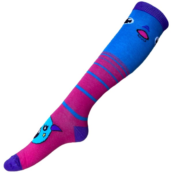 Blaue Monster Socken one size
