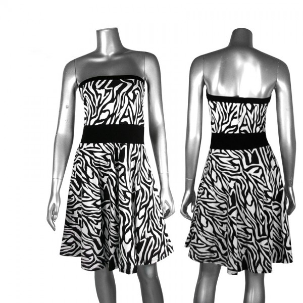 Rockabilly Zebra Kleid