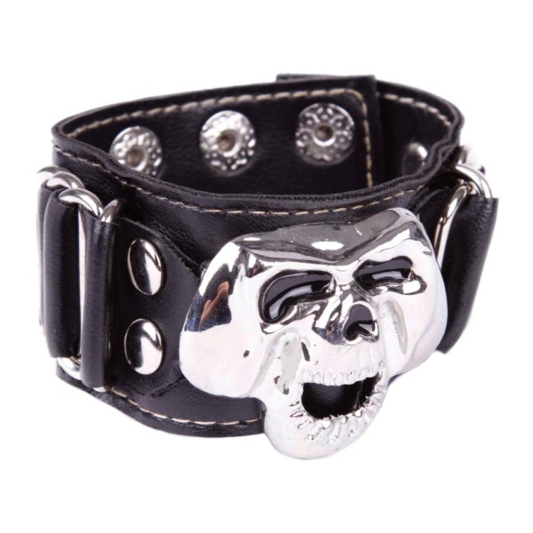 Totenkopf Gothic Schnallen Armband