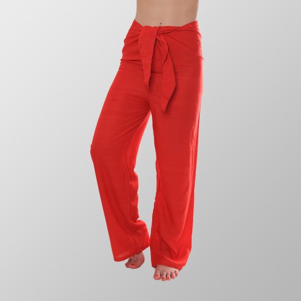 Rote Premium Unisex Yoga Baumwoll Hosen
