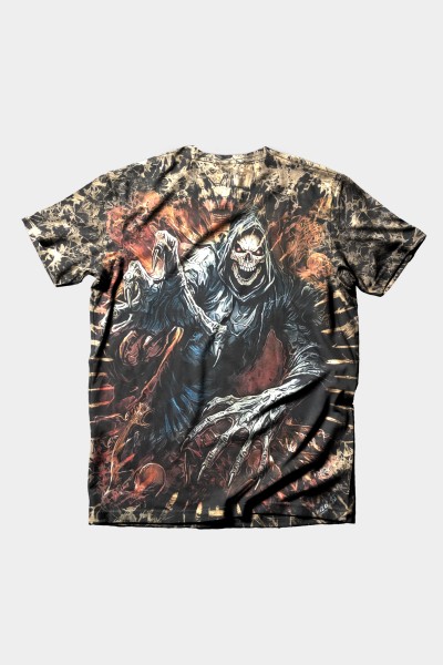 Tie-Dye mit Death is coming T-Shirt
