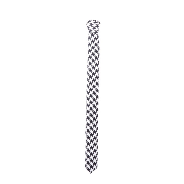 Krawatte im Hahnentritt Design schwarz weiß