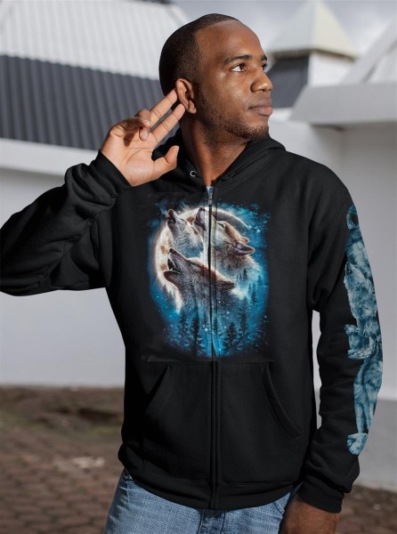 Howlin Wolf Glow in the Dark Hoodie