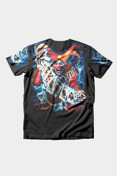 Crazy Joker Vollausdruck T-Shirt