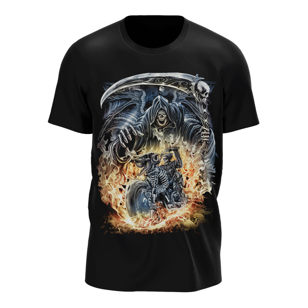 Wild Clothing Raser Death Biker T-Shirt