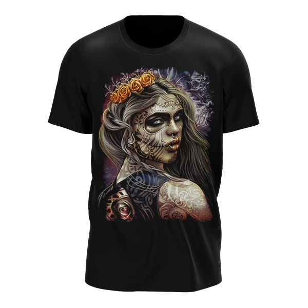 Wild Clothing Dunkle Prinzessin mit Piercings und Tattoo T-Shirt