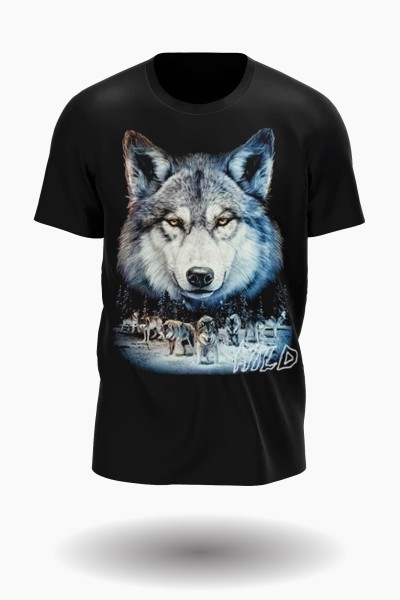 Leitwolf und Wolfsrudel T-Shirt