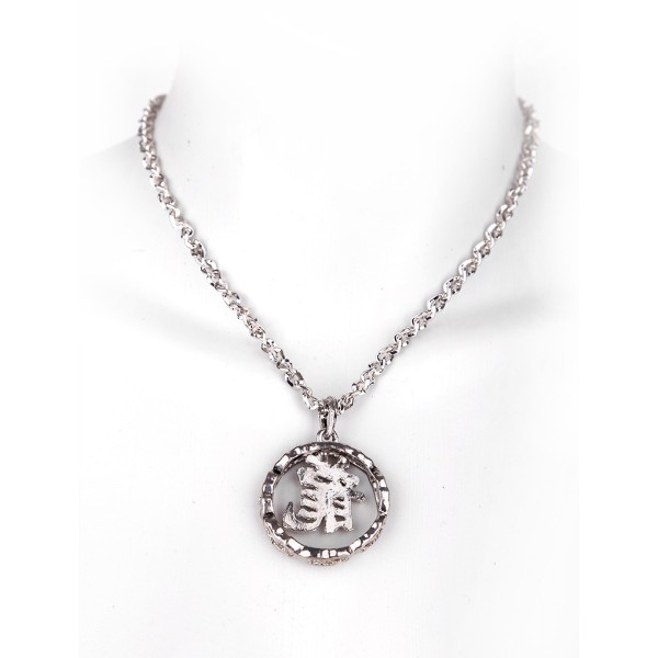 Metallhalskette Chinesisches Sternzeichen Drachen Medaillon
