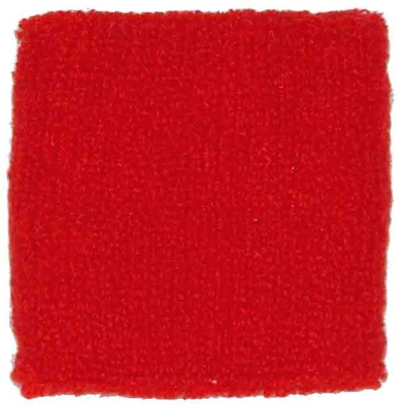 Schweißband Frottee Unifarben Rot